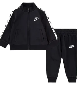 Træningssæt-Nike Træningssæt - Cardigan/Bukser - Sort