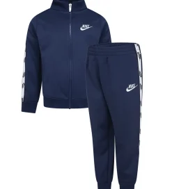 Træningssæt-Nike Træningssæt - Cardigan/Bukser - Midnight Navy