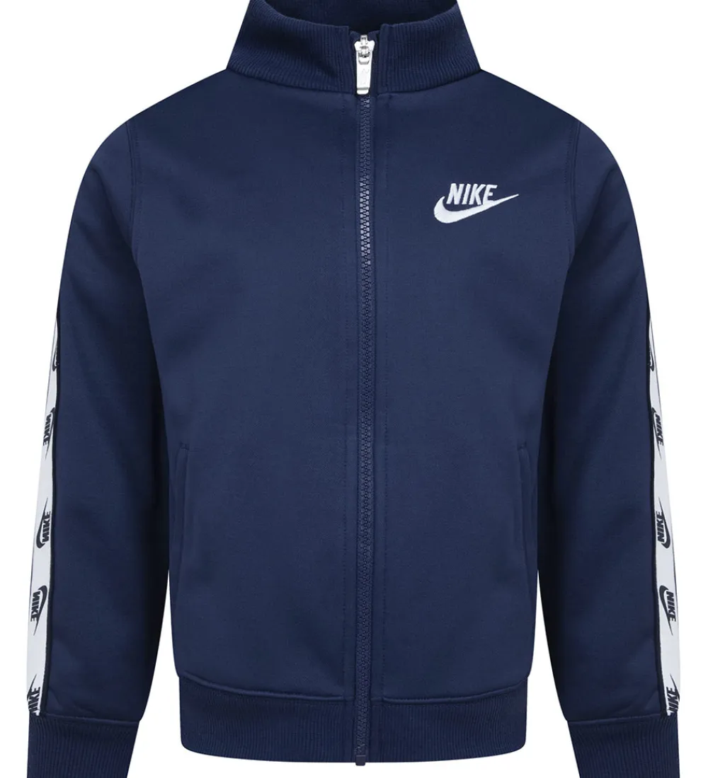 Træningssæt-Nike Træningssæt - Cardigan/Bukser - Midnight Navy