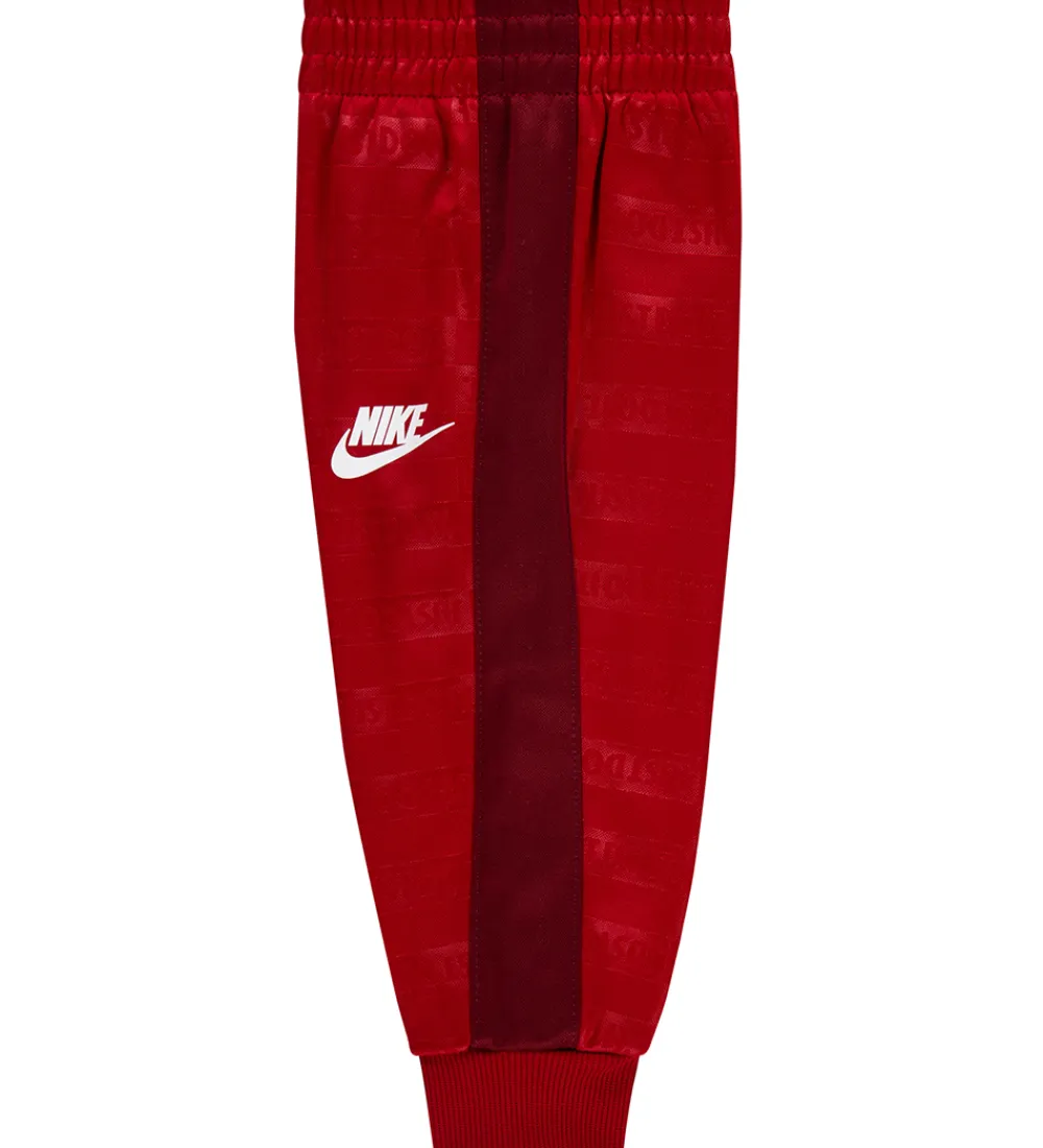 Træningssæt-Nike Træningssæt - Cardigan/Bukser - Gym Red