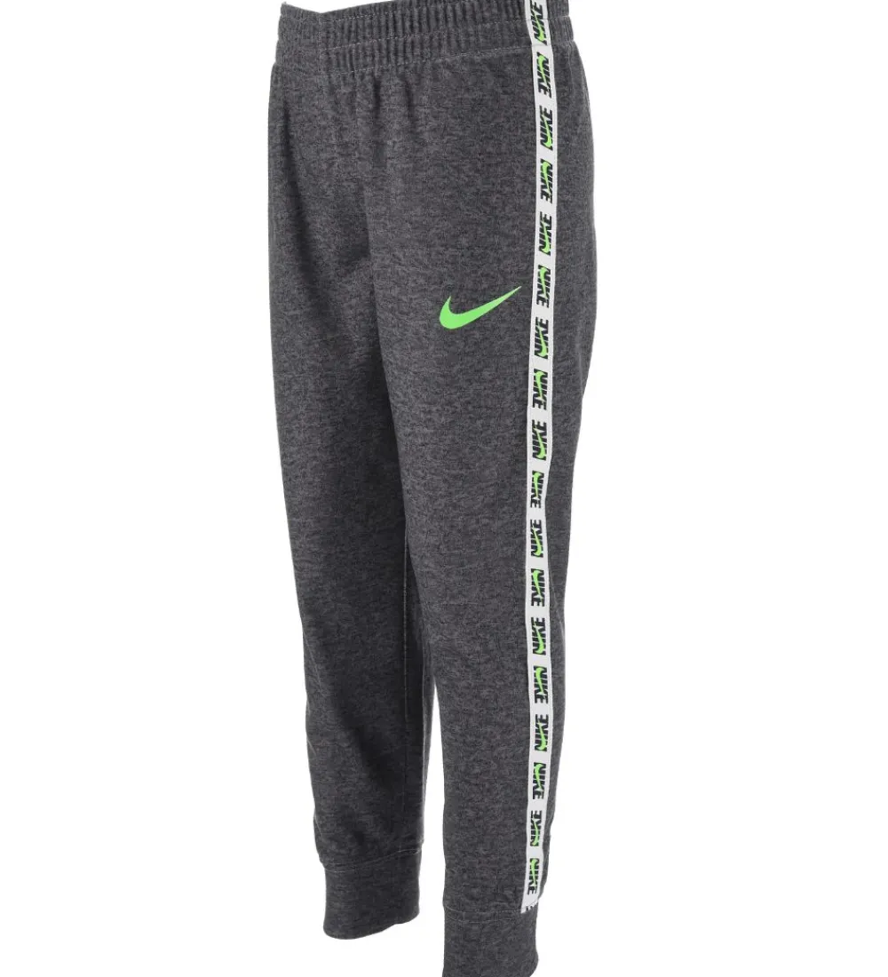 Gymnastiktøj-Nike Træningssæt - Cardigan/Bukser - My First - Carbon Heather