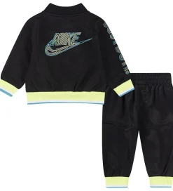 Træningssæt-Nike Træningssæt - Cardigan/Bukser - Sort