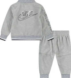 Træningssæt-Nike Træningssæt - Cardigan/Bukser - Light Smoke Grey Heather