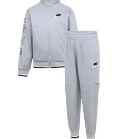 Træningssæt-Nike Træningssæt - Cardigan/Bukser - Light Smoke Grey Heather