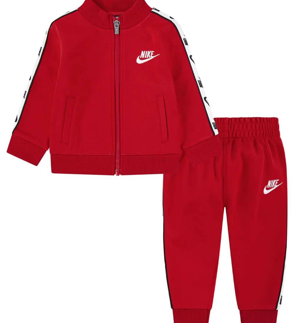 Træningssæt-Nike Træningssæt - Cardigan/Bukser - University Red