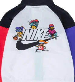 Gymnastiktøj-Nike Træningssæt - Cardigan/Bukser - Blocked - Sort/Multifarvet