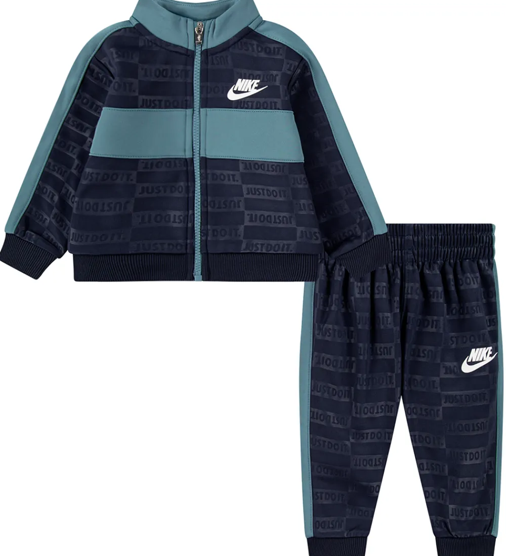 Nike Træningssæt*Træningssæt - Cardigan/Bukser - Midnight Navy