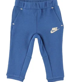 Gymnastiktøj-Nike Træningssæt - Cardigan/Bukser - Blocked - Marina Blue