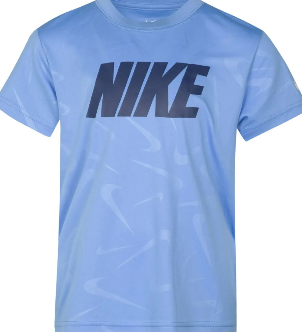 Gymnastiktøj-Nike T-Shirt - Dri-Fit - University Blue