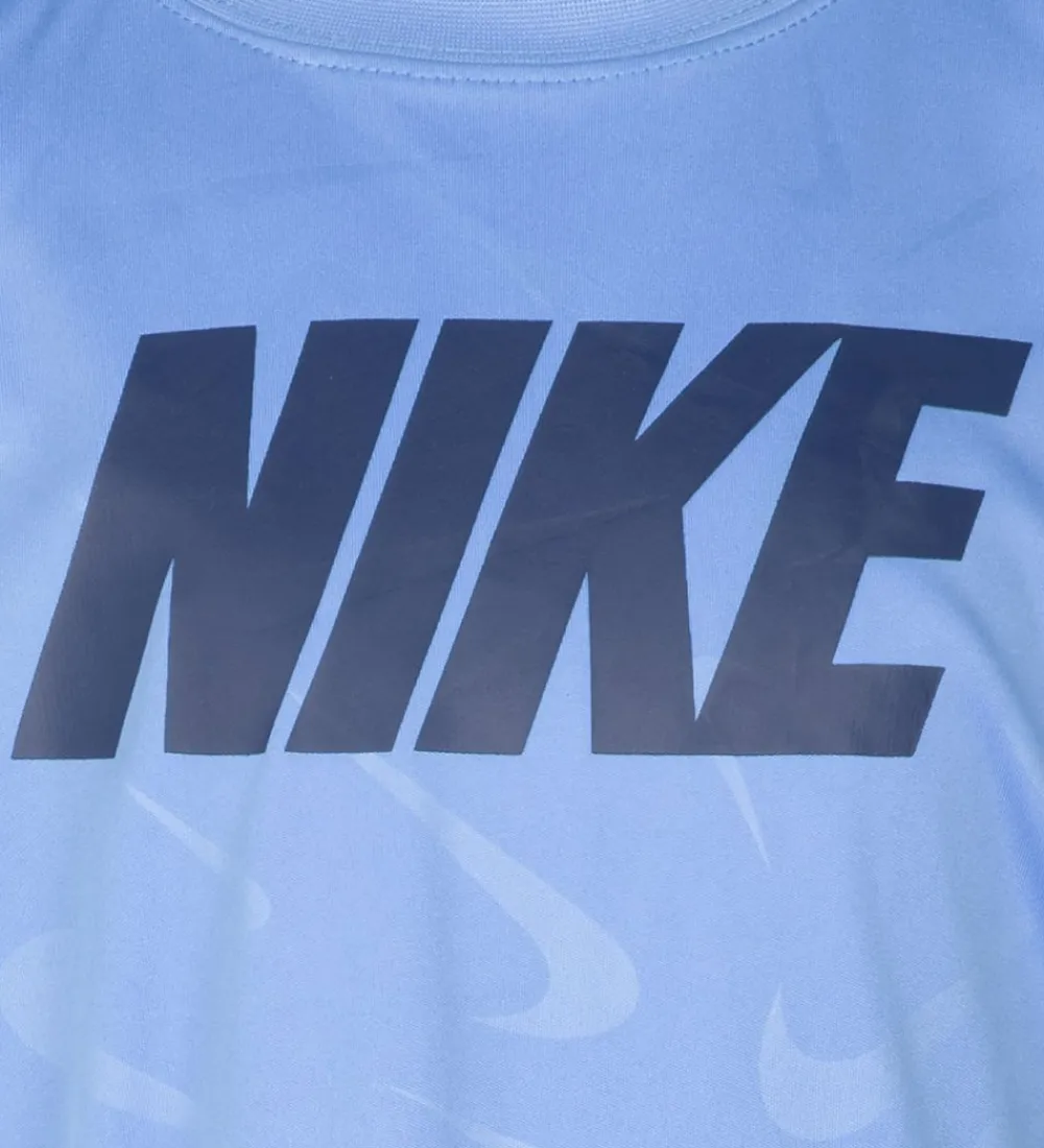 Gymnastiktøj-Nike T-Shirt - Dri-Fit - University Blue
