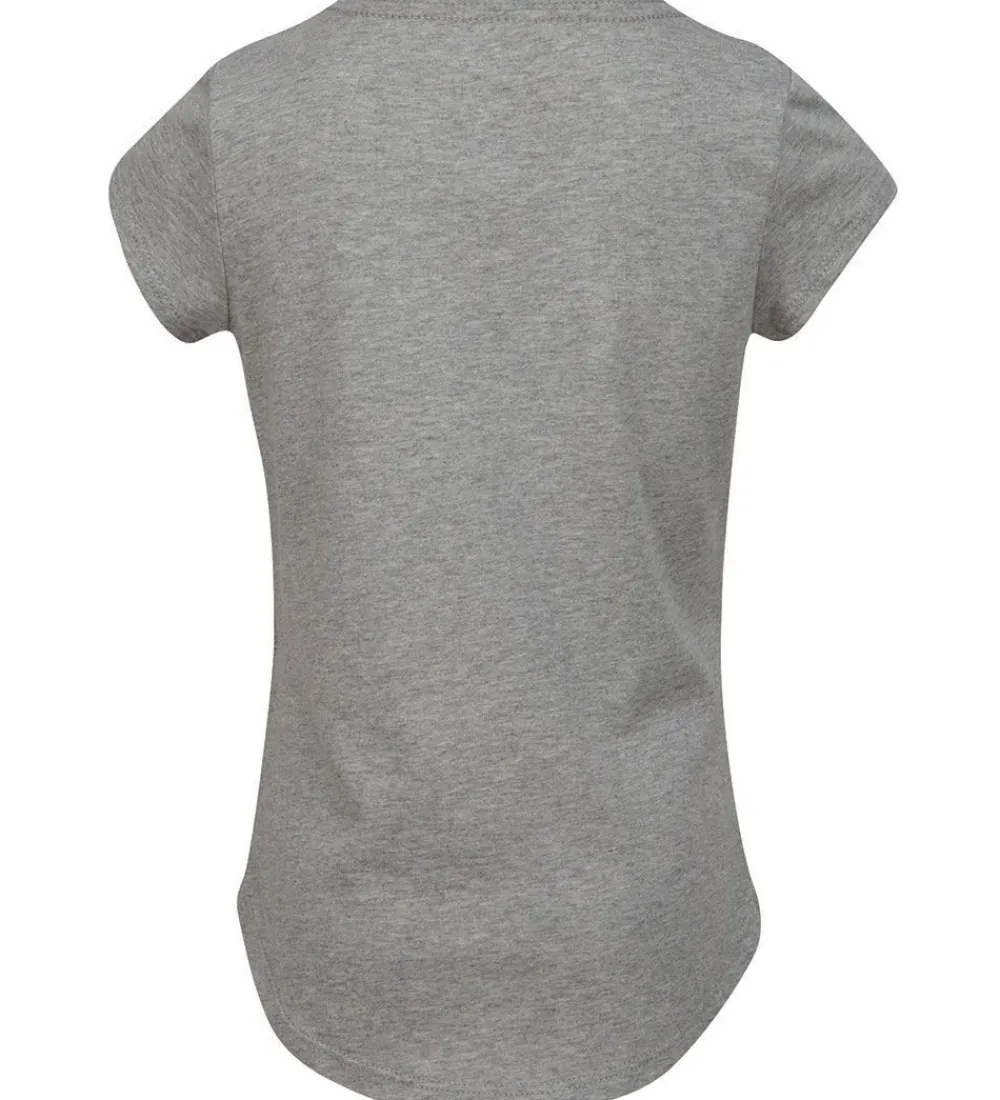Gymnastiktøj-Nike T-shirt - Futura - Dark Grey Heather