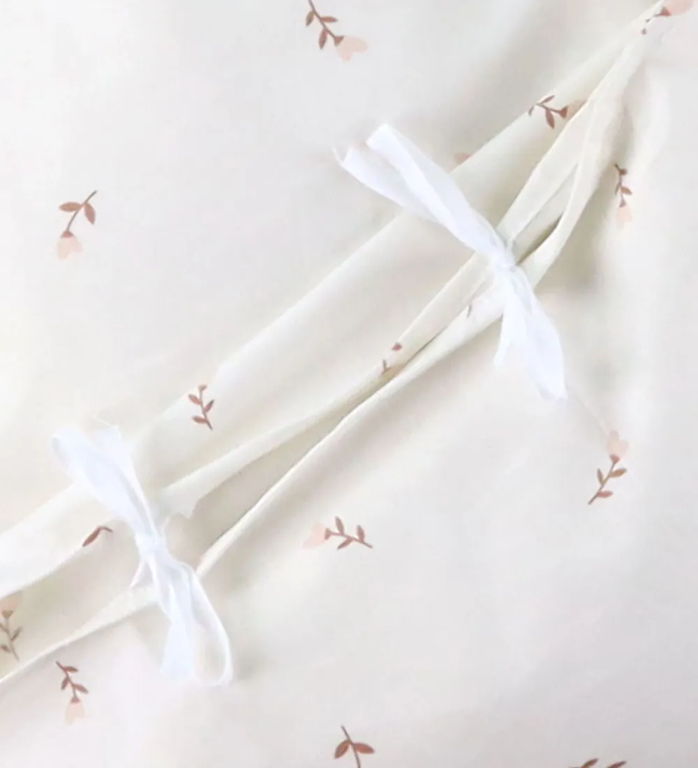 Nørgaard Madsens Sengetøj*Sengetøj - Voksen - Off White m. Mauve Blomster