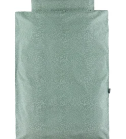 Sengetøj-Nørgaard Madsens Sengetøj - Voksen - Dusty Green m. Prikker