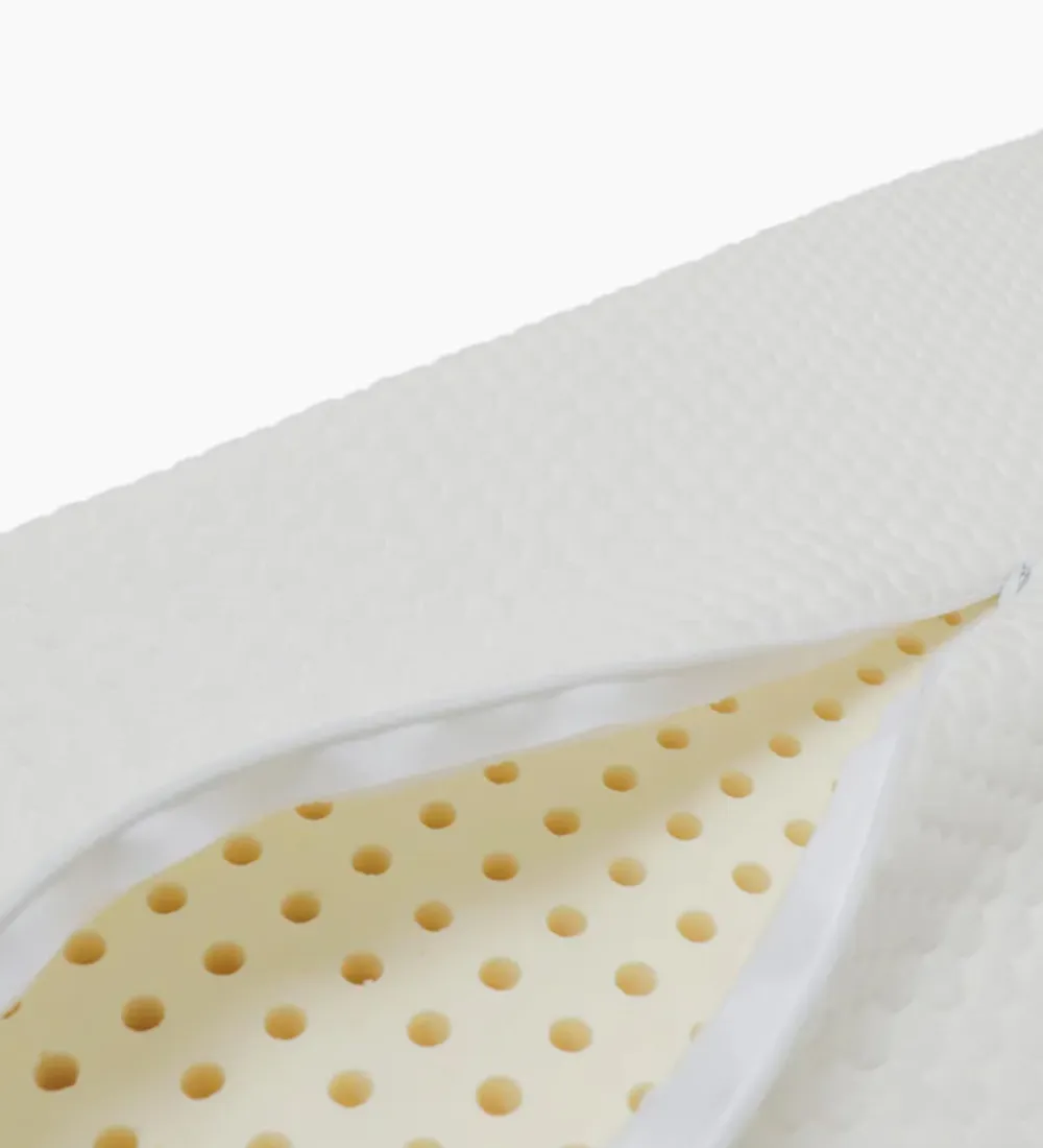 Madrasser-Nsleep Barnevognsmadras - Naturlatex - 36x96 cm - Hvid