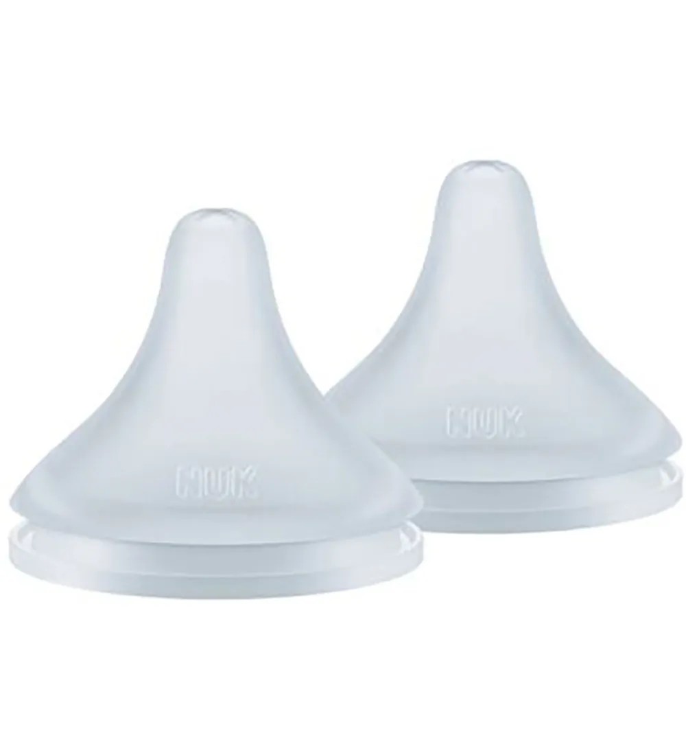 Sutteflasker|Amning-Nuk Flaskesutter - 2-pak - Perfect Match - Silikone