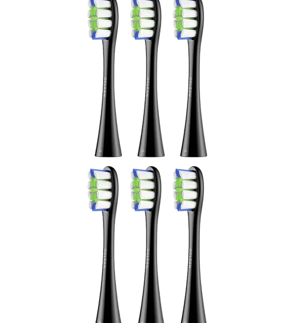OCLEAN Tandbørster|Pleje- Og Toiletartikler*Tandbørste-hoveder - Professional Clean - 6-pak - Sort