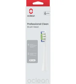 Tandbørster|Pleje- Og Toiletartikler-OCLEAN Tandbørste-hoveder - Professional Clean - 6-pak - Hvid