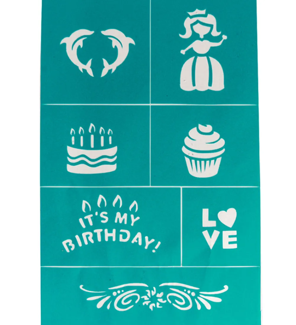 Oh Flossy Sminke*Ansigtsmaling - Makeup Stencils