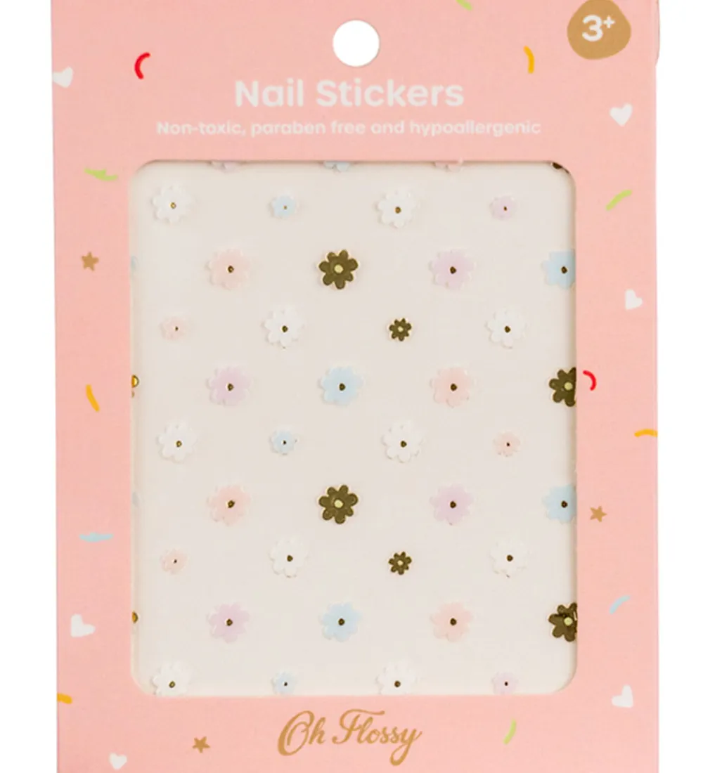 Oh Flossy Neglelak*Negle Klistermærker - Flowers