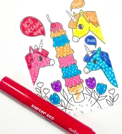 Ooly Malebog*Maleark - Undercover Art - 12 Stk. - Unicorn Friend