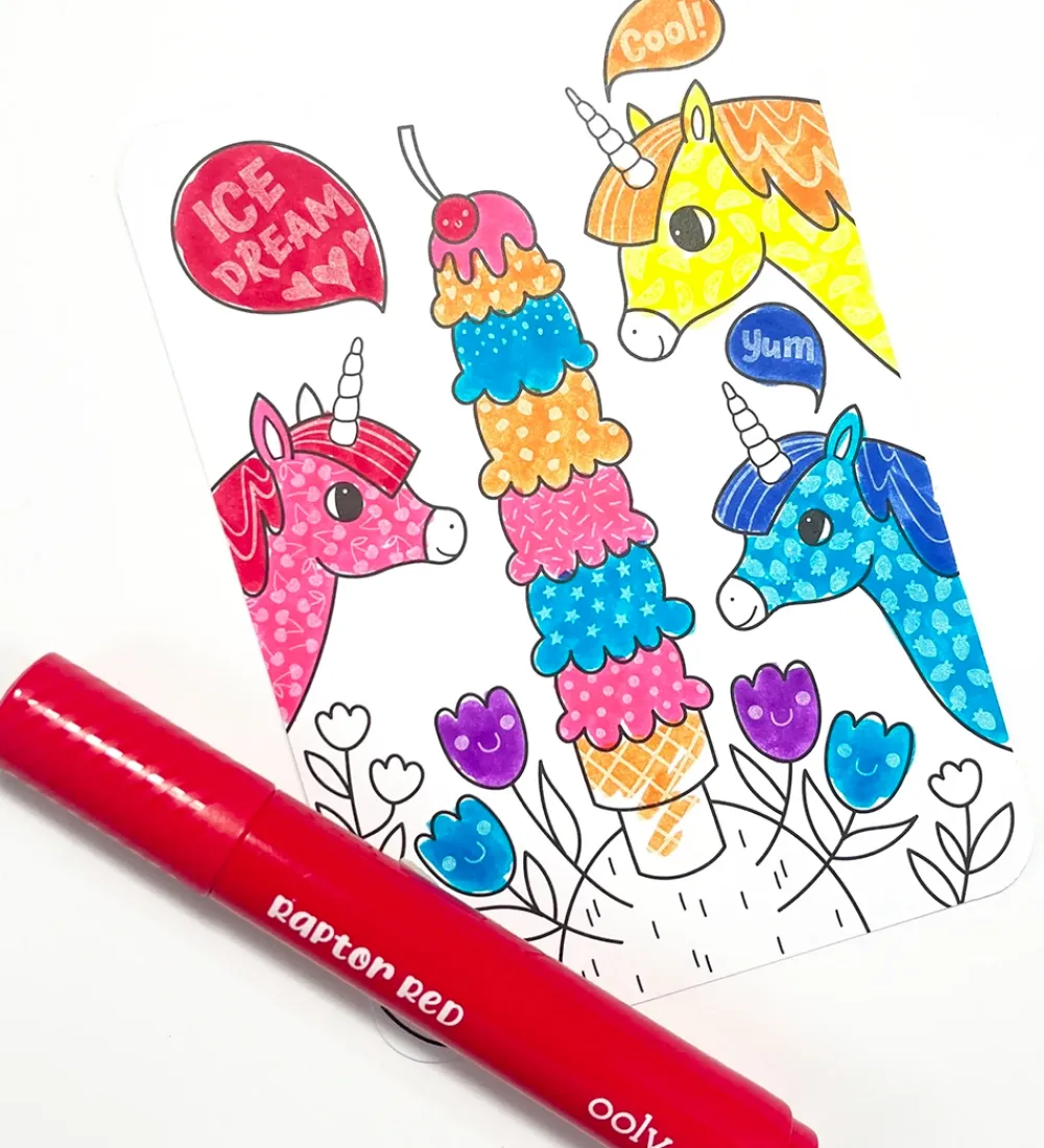 Ooly Malebog*Maleark - Undercover Art - 12 Stk. - Unicorn Friend