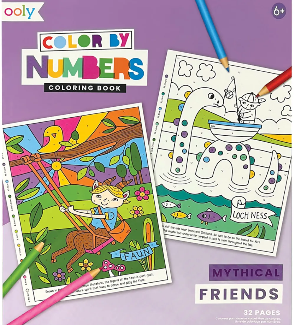 Ooly Malebog*Malebog - Color By Numbers - Mythical Friends