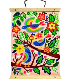 Ooly Maling*Malesæt - Paint By Number Canvas Kit - Blue Birds