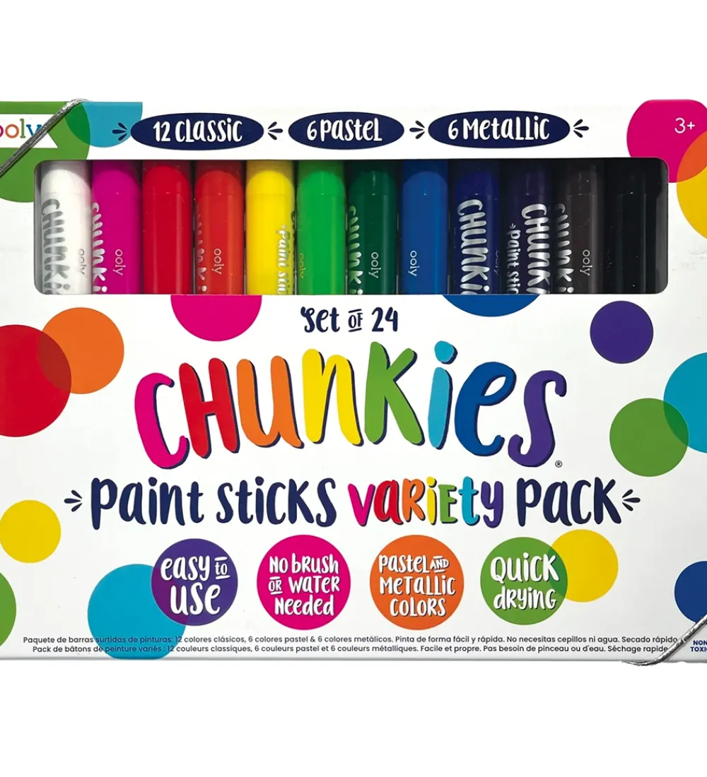 Skriveredskaber-Ooly Tuscher - Chunkies Paint Sticks - 24 stk