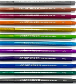 Ooly Skriveredskaber*Tuscher - Color Sheen Metallic - 12 stk