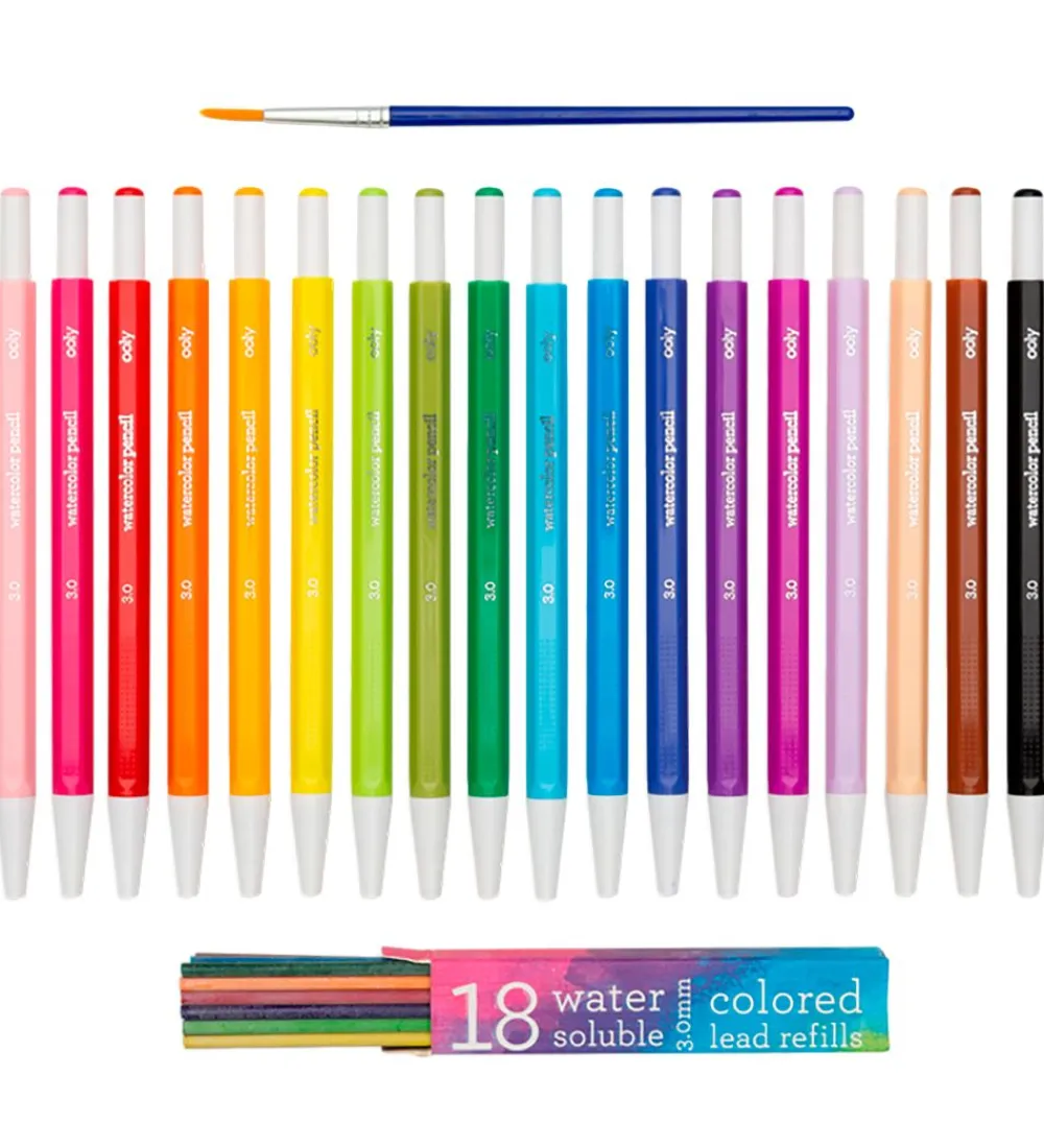 Maling-Ooly Vandfarvepen - Chroma Blends - Genopfyldelige - 18 Stk - Mu