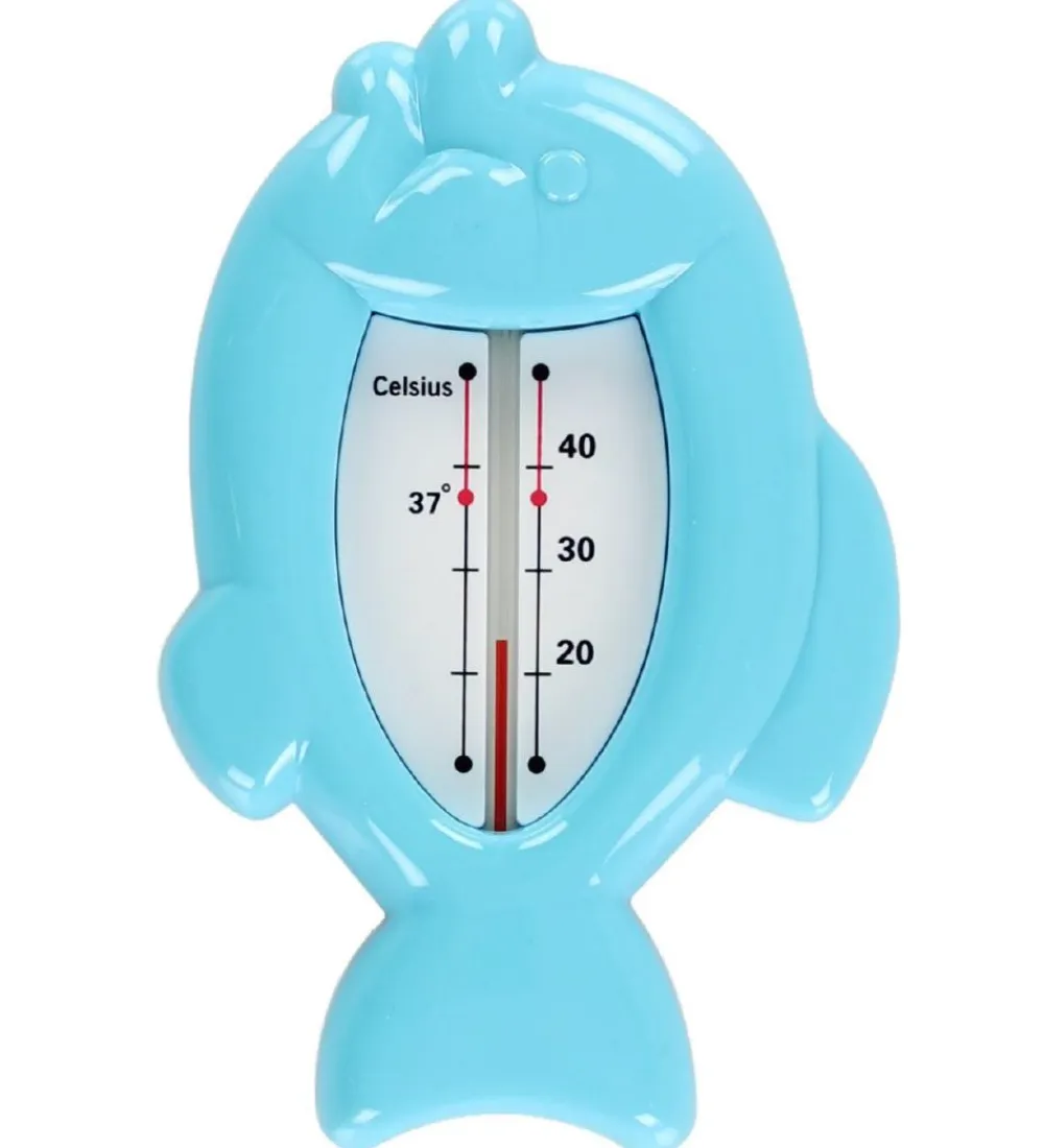 Termometer-Oopsy Badetermometer - Fisk - Blå