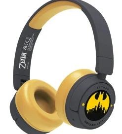 OTL Høretelefoner*Høretelefoner - Batman - On-Ear Junior - Wireless - Sort/Gul