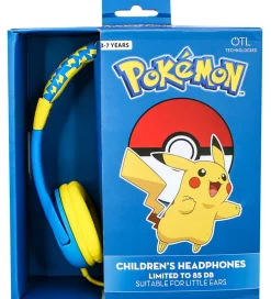 OTL Høretelefoner*Høretelefoner - Pokemon - On-Ear Junior - Pikachu - Blå/Gul