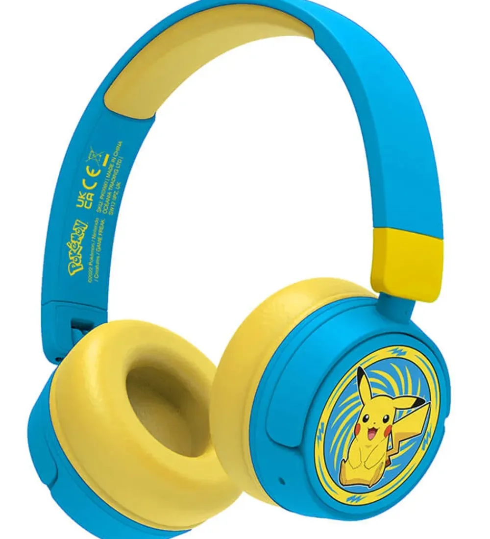 OTL Høretelefoner*Høretelefoner - Pokemon - On-Ear Kids - Wireless - Blå/Gul