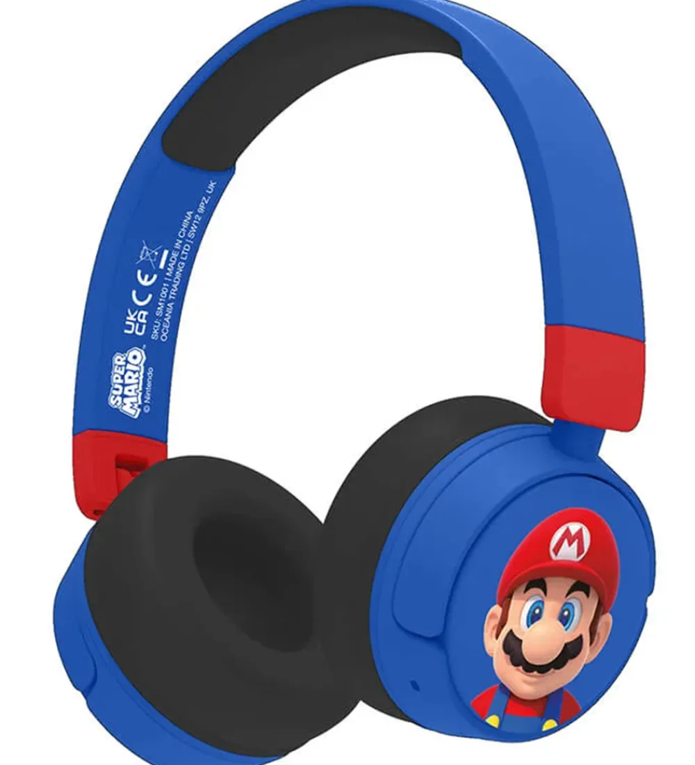 OTL Høretelefoner*Høretelefoner - Super Mario - On-Ear Kids - Wireless - Blå/R