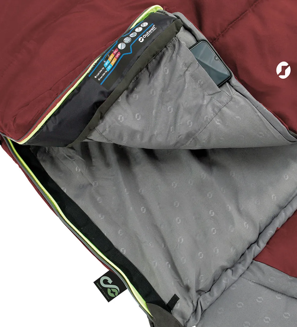 Soveposer|Outdoor-Outwell Sovepose - Contour Lux - Rød