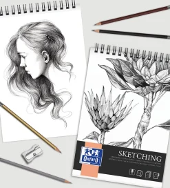 Malebog-Oxford Skitseblok - A4 - Creative Pad Sketching
