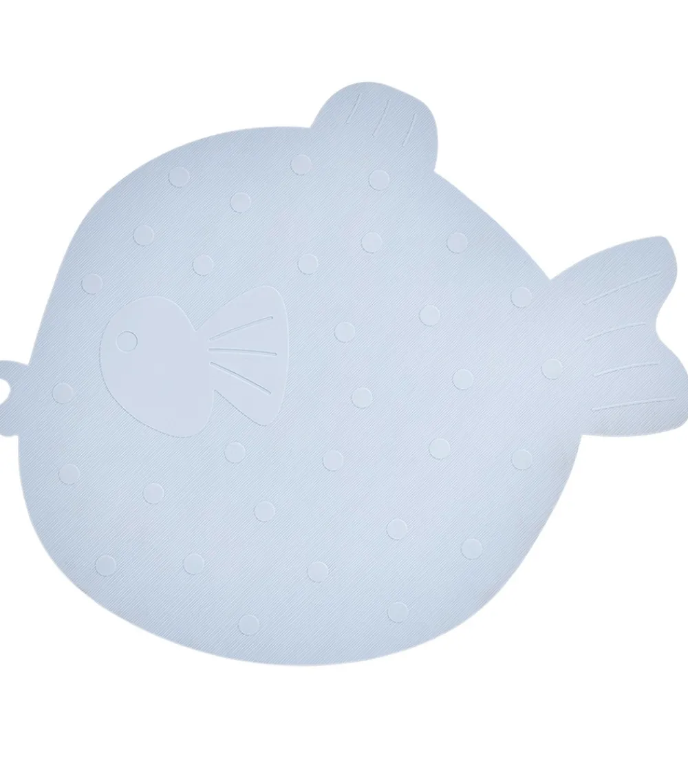 Badekar Og Bademåtter-OYOY Bademåtte - Little Finn - Ice Blue