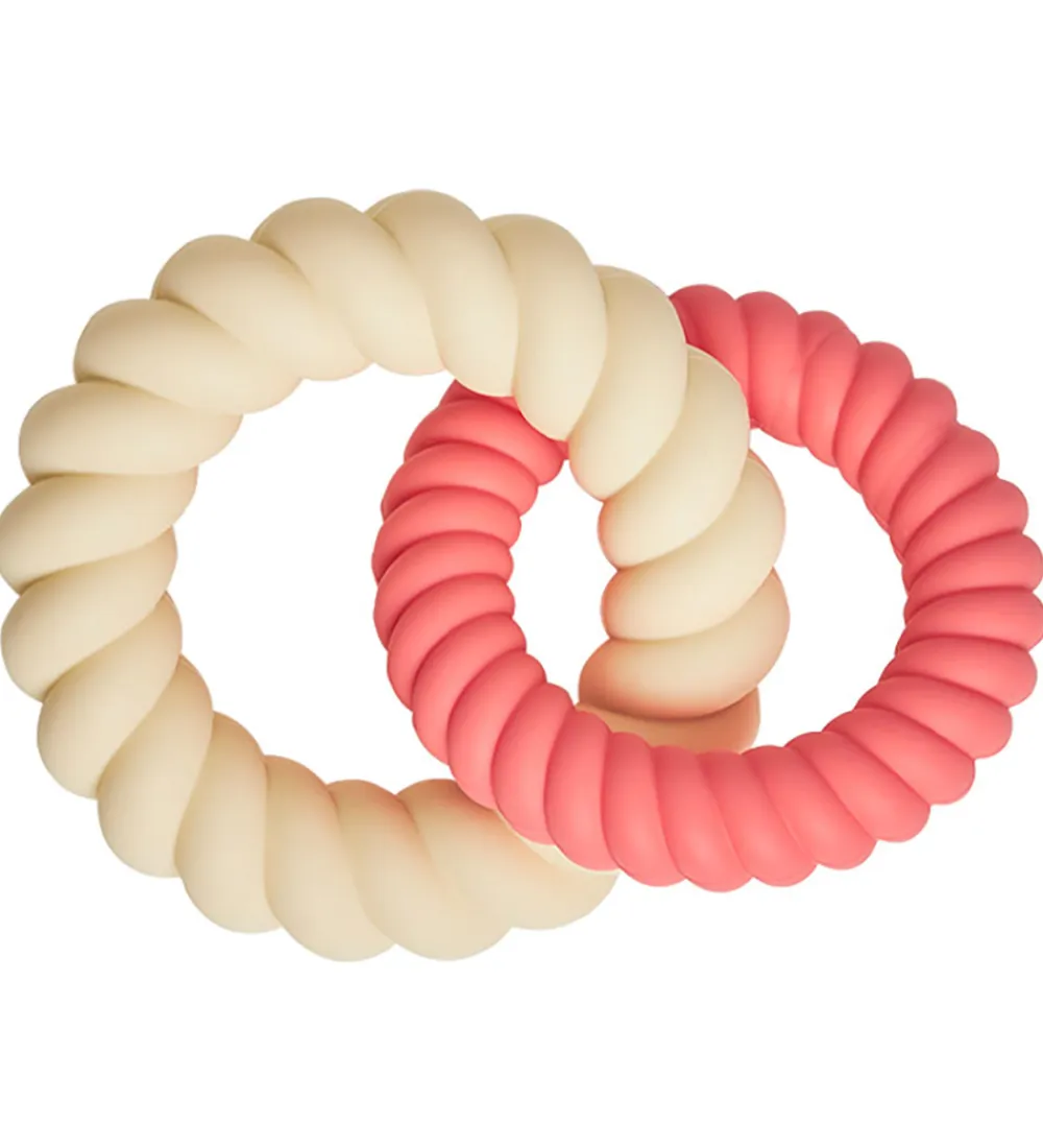OYOY Bideringe*Bideringe - Silikone - Mellow - Cherry Red/Vanilla