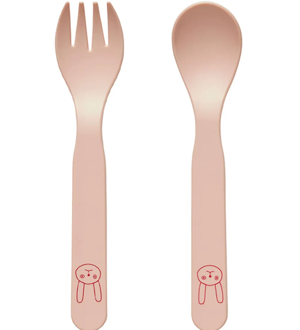 Børnebestik-OYOY Børnebestik - 2 Dele - Pullo - Rose