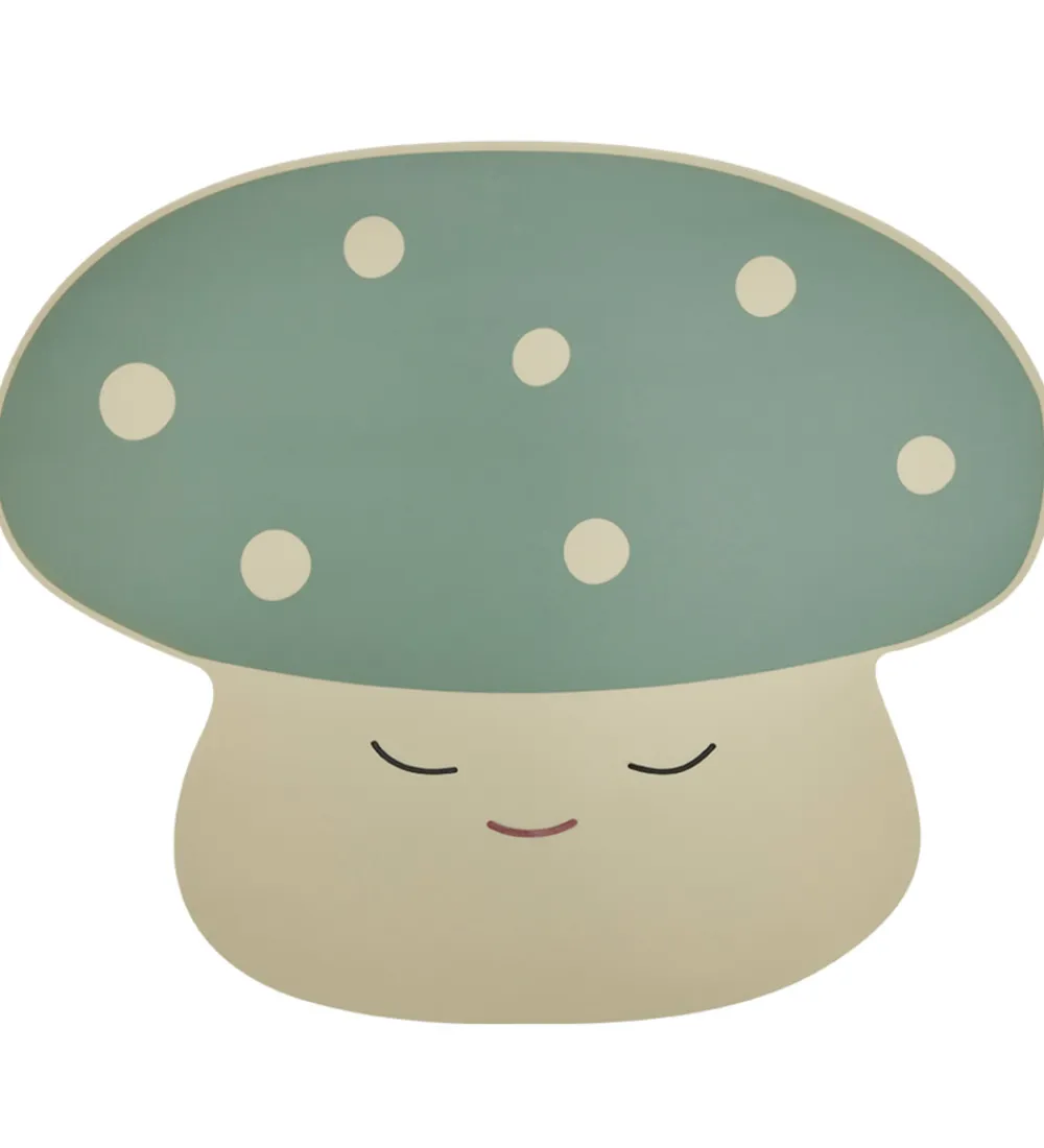 OYOY Dækkeservietter*Dækkeserviet - Mushroom - Off White/Pale Green