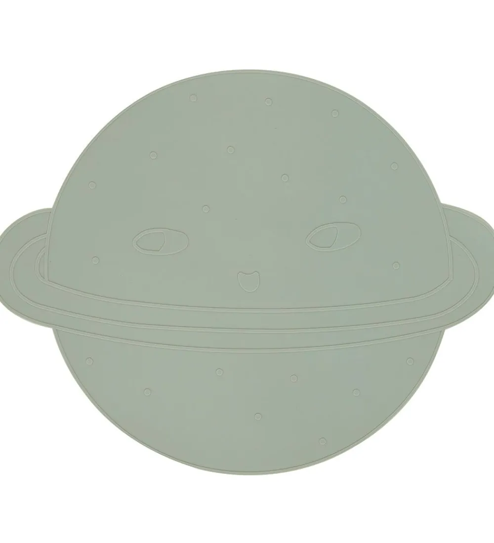 Dækkeservietter-OYOY Dækkeserviet - Silikone - Planet - Pale Mint