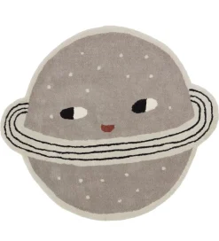 Gulvtæpper-OYOY Gulvtæppe - 100x116 cm - Planet - Clay