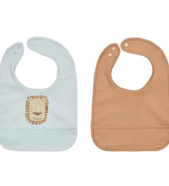 OYOY Hagesmække*Hagesmække - 2-pak - Lobo Lion - Caramel/Ice Blue