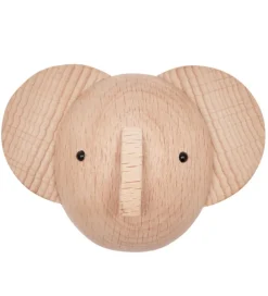 Knager-OYOY Knage - 5,4x7,4x6,4 cm - Mini - Elefant - Natur