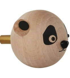 Knager-OYOY Knage - 4x4x4 cm - Mini - Panda - Natur