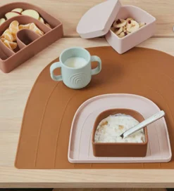 OYOY Kop Og Tudekop*Kopper - Silikone - 2-pak - Kappu - Clay/Pale Mist