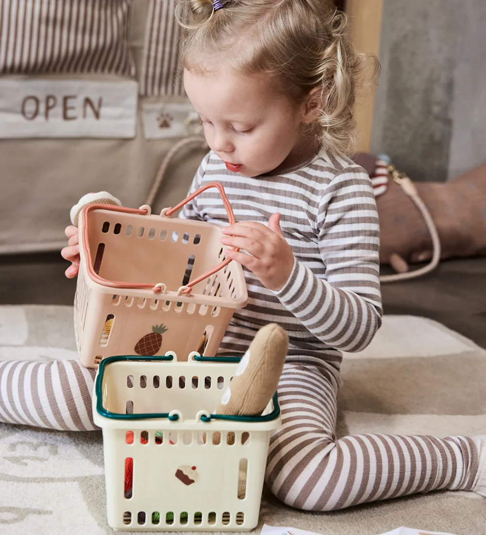 Legemad-OYOY Kurv - Yummy Shopping Basket - Coral