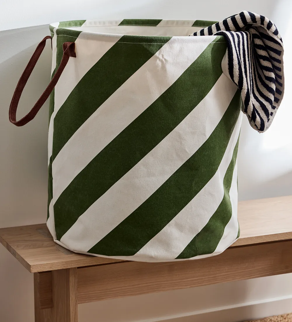 Kurve-OYOY Opbevaringskurv - Sakki - 52x54 cm - Olive