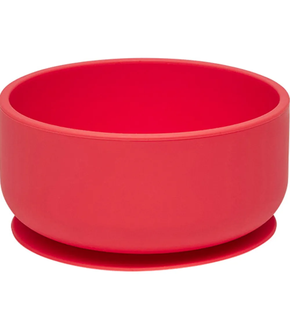 Skåle-OYOY Skål - Enkei Suction - Silikone - Cherry Red